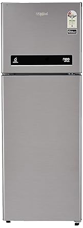 Whirlpool 265 L 2 Star Frost-Free Double Door Refrigerator (NEOFRESH DF 278 PRM 2S, German Steel)