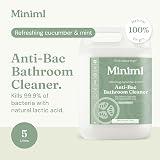 Miniml Anti-Bac Bathroom Cleaner 5L Refill Cucumber Mint Scent view 2