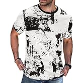 Fimylooa Mens Hip Hop Graphic T-Shirts Casual Stylish Hipster Fashion Print Tees Shirt