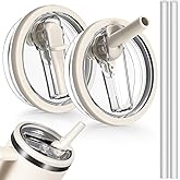 2 Pack 30 oz Leak Proof Lid for Stanley Quencher H2.0 Tumbler, Leakproof Flip Straw Lid Replacement for Stanley Cup Top 30oz, BPA-Free Heat Resistant Material, Spill Proof