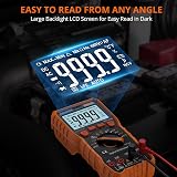 Proster 6000 Counts TRMS Multimeter Auto/Manual Range DC/AC Voltage Current NCV view 7