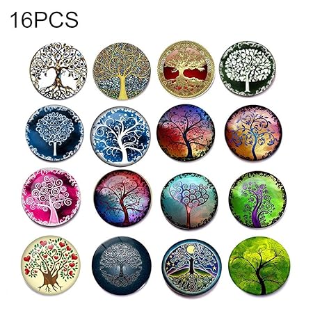 TRULIL 16 Unidades Imanes Frigorífico Mini Imanes Imanes Redondos ...