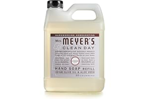 MRS. MEYER'S CLEAN DAY Liquid Hand Soap Refill, Cruelty Free and Biodegradable Formula, Lavender Scent, 33 Fl Oz (Pack of 1)