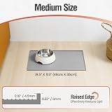 Conlun Dog Food Mat Silicone Anti-Slip Waterproof 48x30 cm S view 3