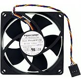 PVA080F12H 725Y7 Case Fan for Dell OptiPlex 390 790 990 SFF Chassis, 5-pin 4-Wire 4.32W DC 12V 0.36A, 80 * 80 * 20mm DC Brushless Fan