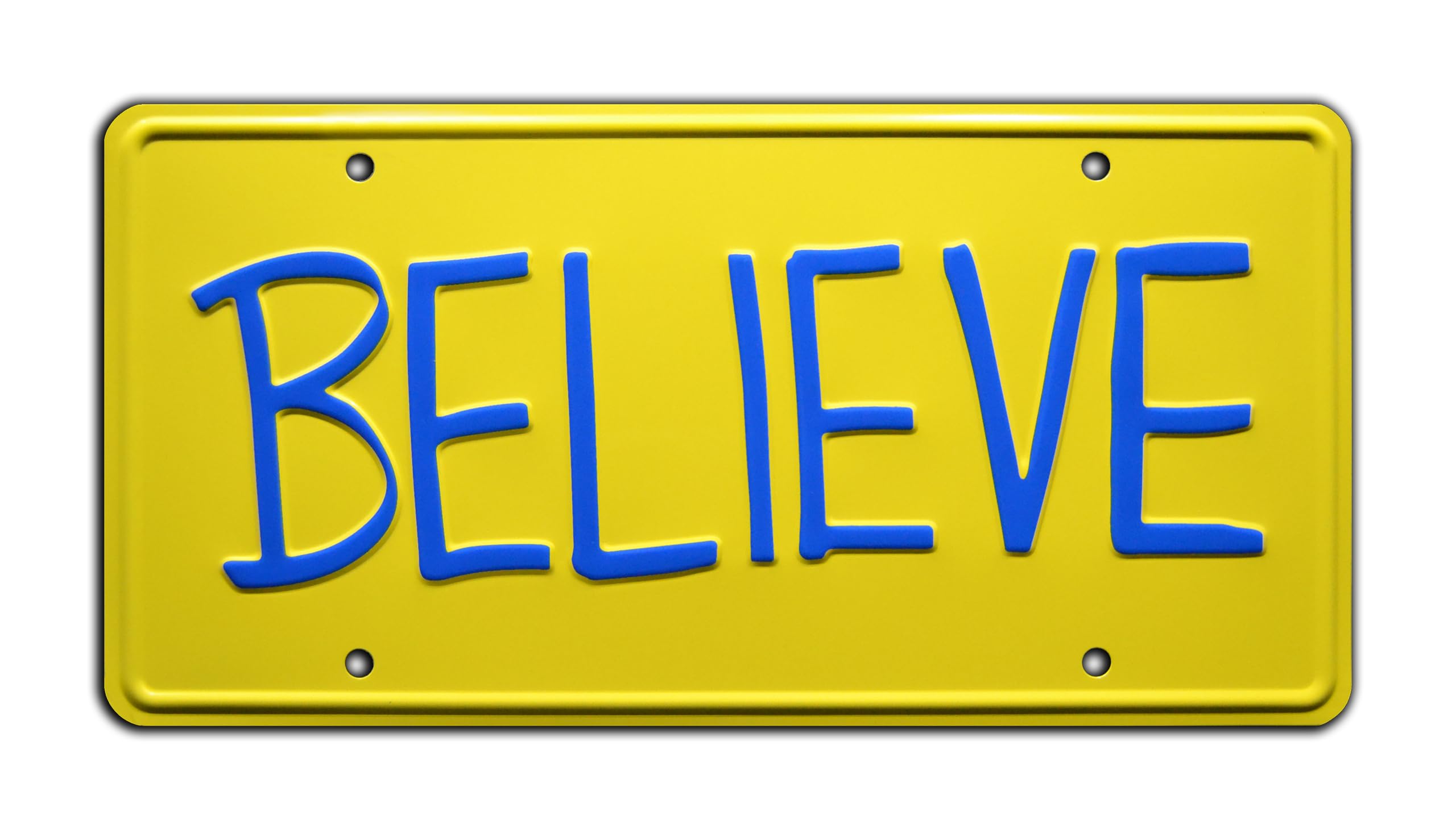 Ted Lasso | Believe | Metal Stamped License Plate