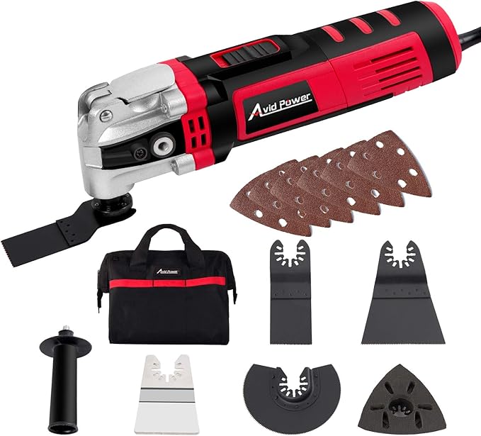 Oscillating MultiTool Kit,3.5Amp Oscillating Multi Tool with 4.5