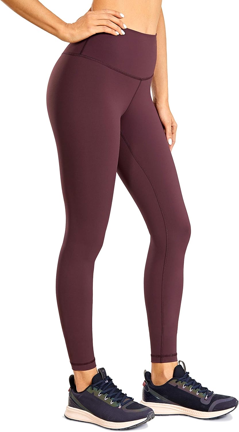 CRZ YOGA High Waisted Capri Workout Leggings for Women Hugged Feeling