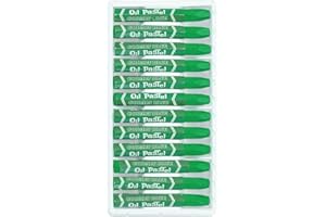 PATIKIL Green Oil Pastels, 24Pcs Soft Oil Crayons Vibrant and Creamy Pastels Stick Art Supplies for Art Painting Drawing Blen