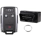 X AUTOHAUX M3N32337100 Keyless Entry Remote Key Fob for Chevy Silverado 1500 2500 3500 for Colorado for GMC Sierra with Chip 