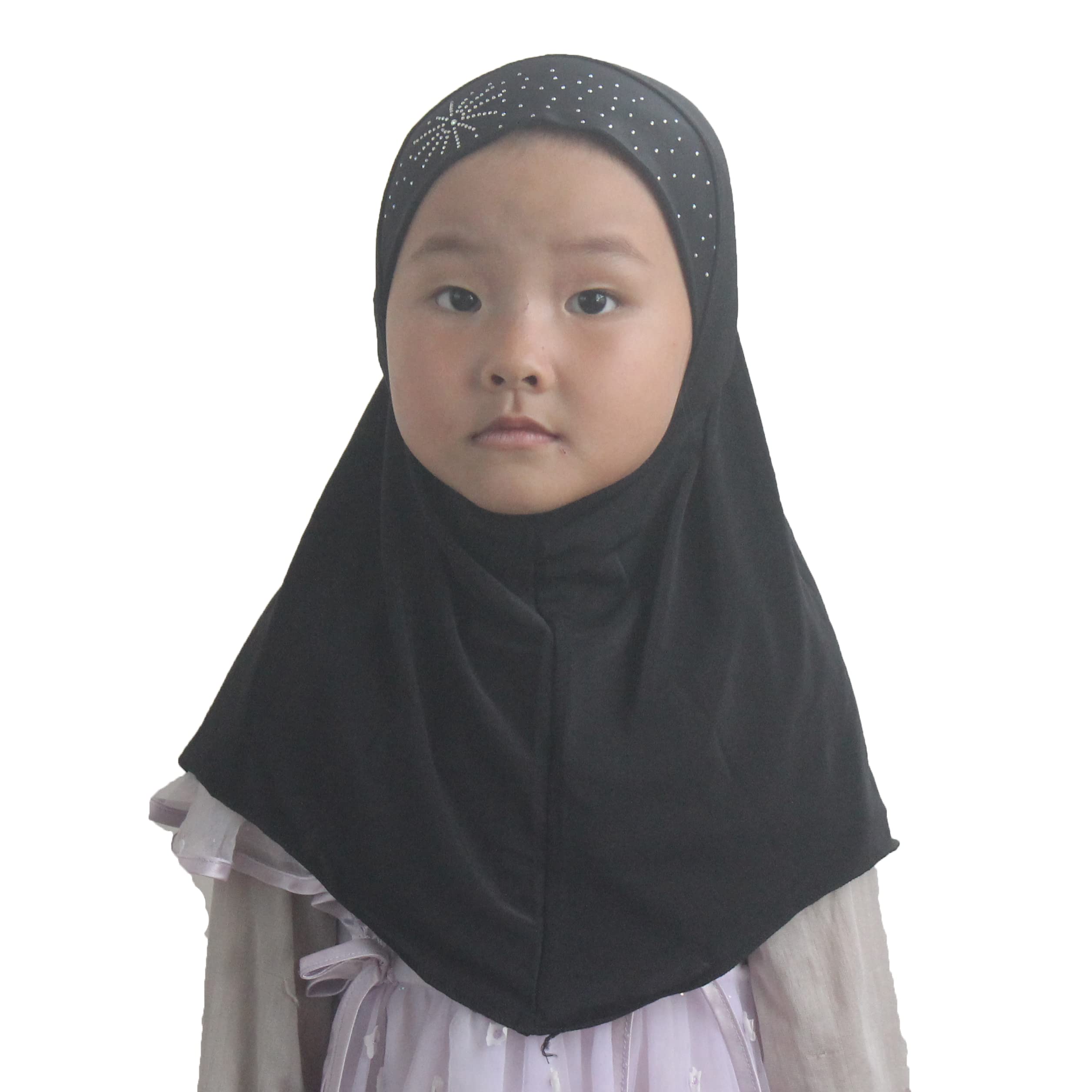 Cogongrass Girls Kids Muslim Hijab Islamic Scarf