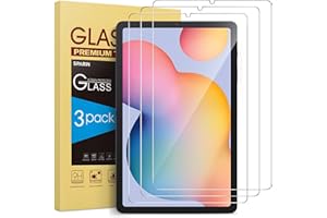 SPARIN Screen Protector for Samsung Galaxy Tab S6 Lite 10.4 Inch(2024/2022/2020), 3 Pack 9H Hardness Tempered Glass with S Pen Compatible, Scratch Resistant, Case Friendly