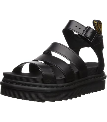 Amazon.com | Dr. Martens Unisex Myles Slide Sandal, Black  display picture 1