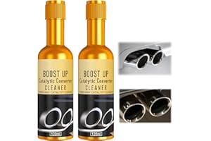 GENERIC 2Pcs Catalytic Converter Cleaner, Boost Up Catalytic Converter Cleaner, Car Engine Fuel and Exhaust System Cleaners Exhaust Pipe Carbon Deposit Cleaning for Gas and Diesel Car