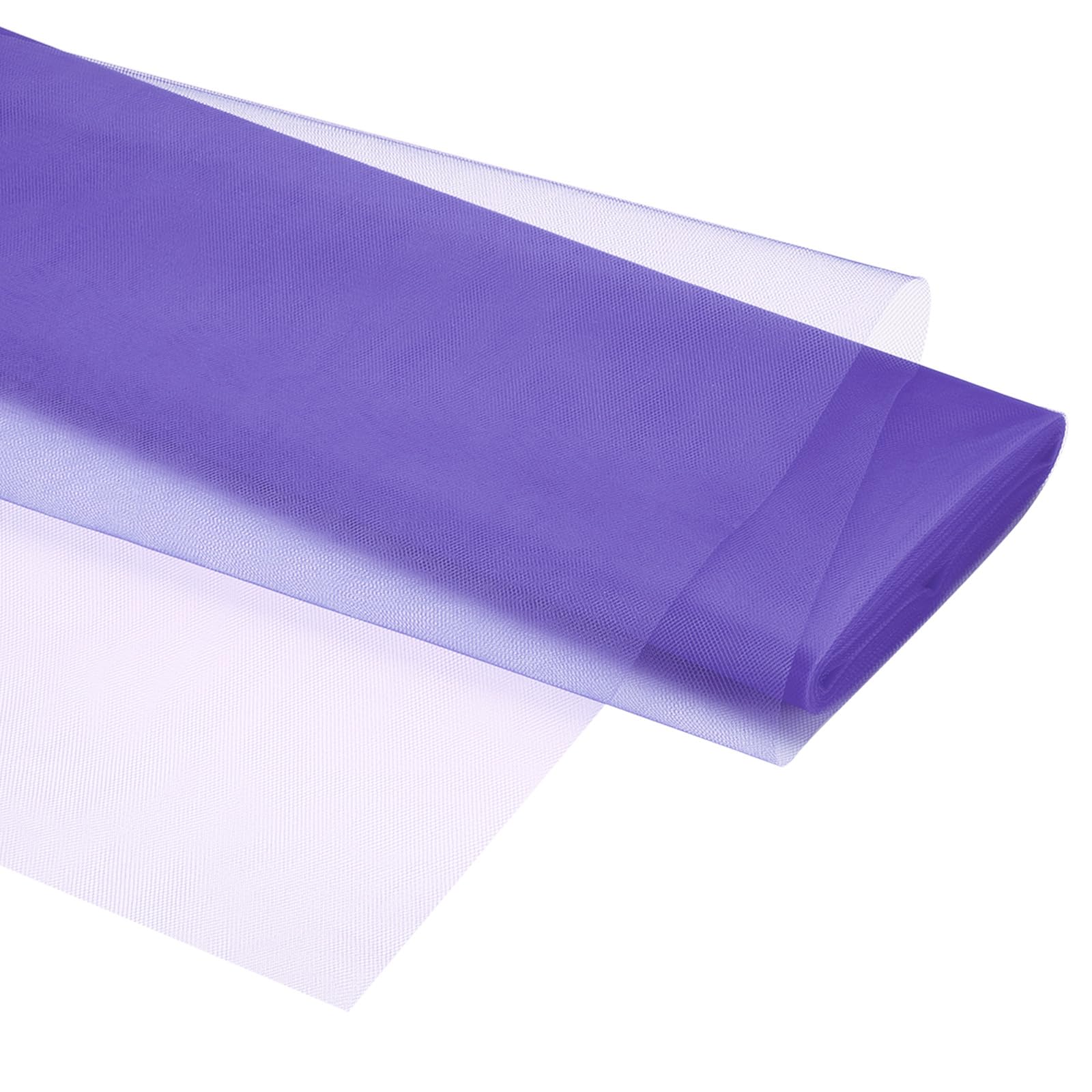 PATIKIL Tulle Fabric Rolls, 54 Inch by 20 Yards Fabric Spool Tulle Ribbon Netting Bolt for DIY Crafts Wedding Party Decorations, Tutu Skirts, Table Skirt, Gift Wrapping, Purple