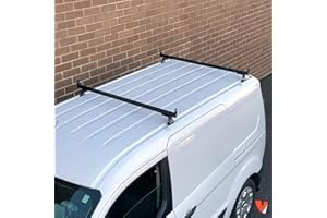 VANTECH 2 Bar Rack System for The Transit Connect 2014-On Black