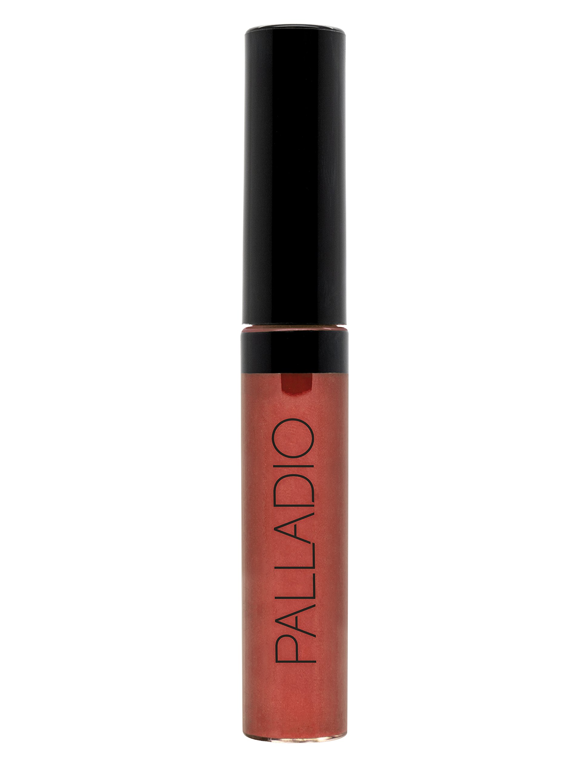 Palladio Lip Gloss, Non-Sticky Lip Gloss, Contains Vitamin E and Aloe, Offers Intense Color and Moisturization, Minimizes Lip Wrinkles, Softens Lips with Beautiful Shiny Finish, French Kiss — image 1