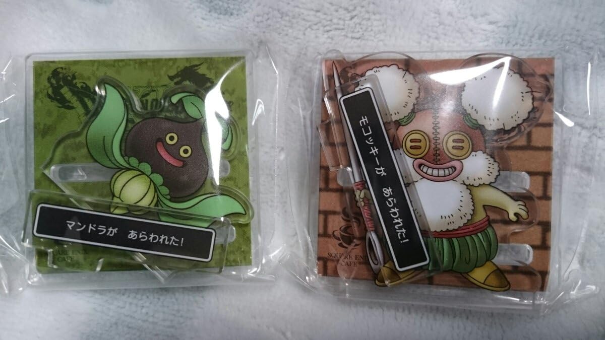 Amazon スクエニカフェ限定 ドラクエ11 アクリルマスコット モコッキー マンドラ 品 ドラゴンクエスト11 アニメ 萌えグッズ 通販