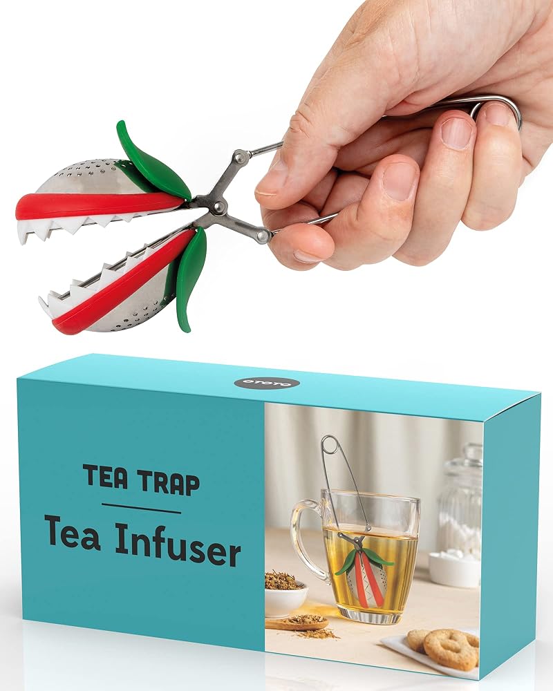 OTOTO Tea Trap Infuser Venus Fly Trap – BPA-Free Silicone & Stainless