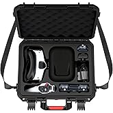 FPVtosky Hard Case for Antigravity A1, Waterproof Protective Storage Bag, Accessories Fit Drone, Batteries &amp; RC Gear [Case ONLY]