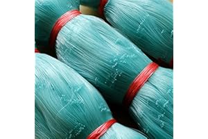DZOTMYN Nylon Silk Nets Fishing Net Gill Net semi-Finished Products 5x5cm