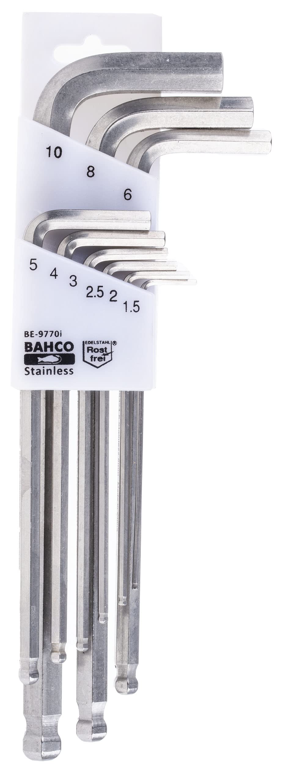 Bahco BE-9770I Hexagon Offset Screwdrivers Set, Multi-Colour