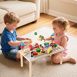 Activity Table for 1+ Year Old, Montessori Wooden