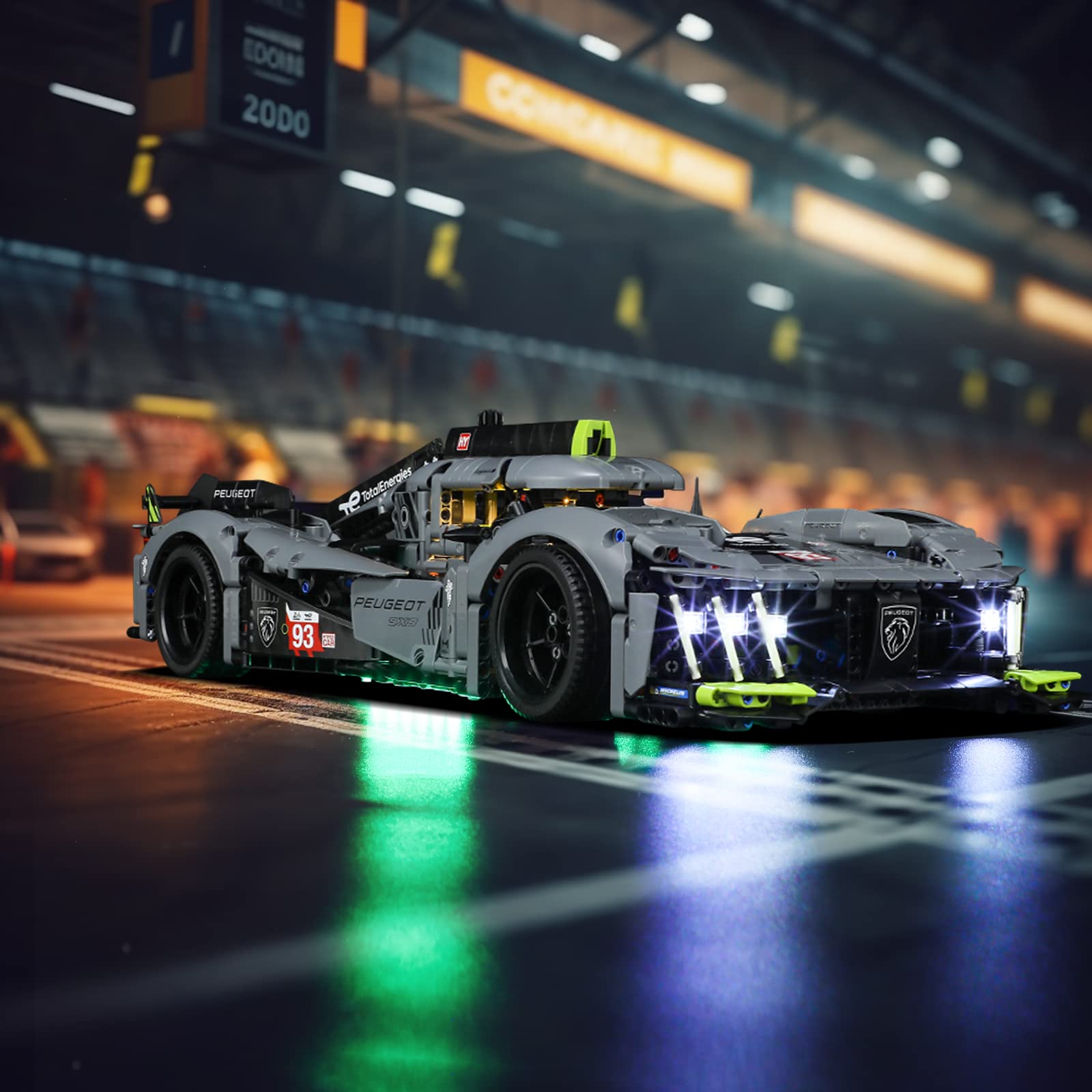 LIGHTAILING Led Lighting Kit for Lego- 42156 Peugeot 9X8 24H Le Mans Hybrid Hypercar Building Blocks Model - LED Light Set Compatible with Lego Model(Not Include Lego Model) โ image 1
