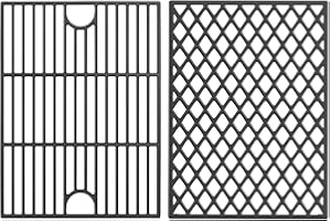 BMMXBI 17 1/4" 720-0830H Cast Iron Cooking Grate Replacement Part for BHG 720-0783W Nexgrill 720-0783E 720-0670C Charbroil Grill Grate 463241113 463446015 G455-0008-W1 Nexgrill 720-0888 720-0888N