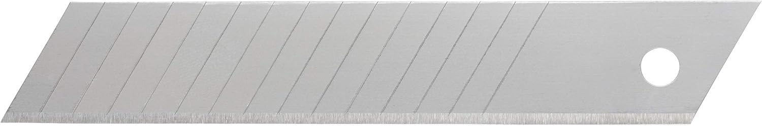 wolfcraft 5 Snap-Off Blades 18 mm, 15 Segments I 4182000 I Replacement Blades, Silver