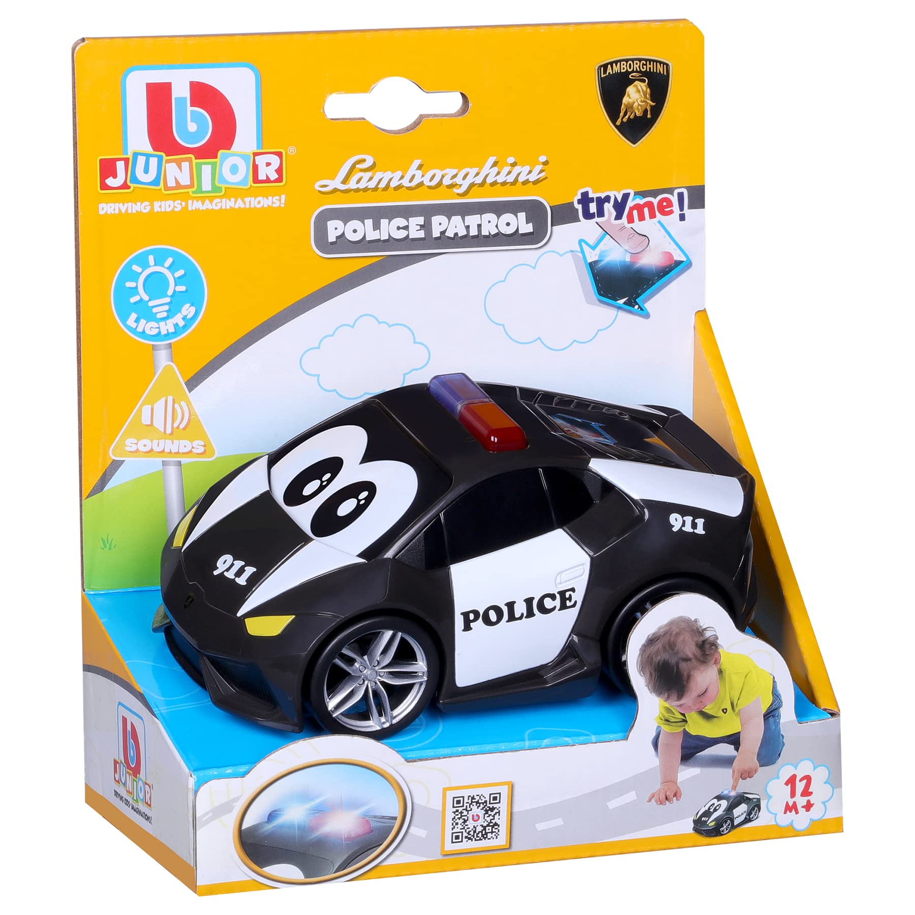 BB Junior Lamborghini Police Sound & Light, 81206