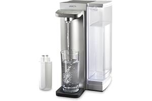 Brita Hub Instant Powerful Countertop Water Filter System, 12 Cup Water Reservoir, Includes 6 Month Carbon Block Filter, Whit
