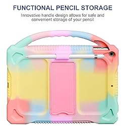 JOGUIIA iPad 6th/5th Gen Silicone Kids Case with