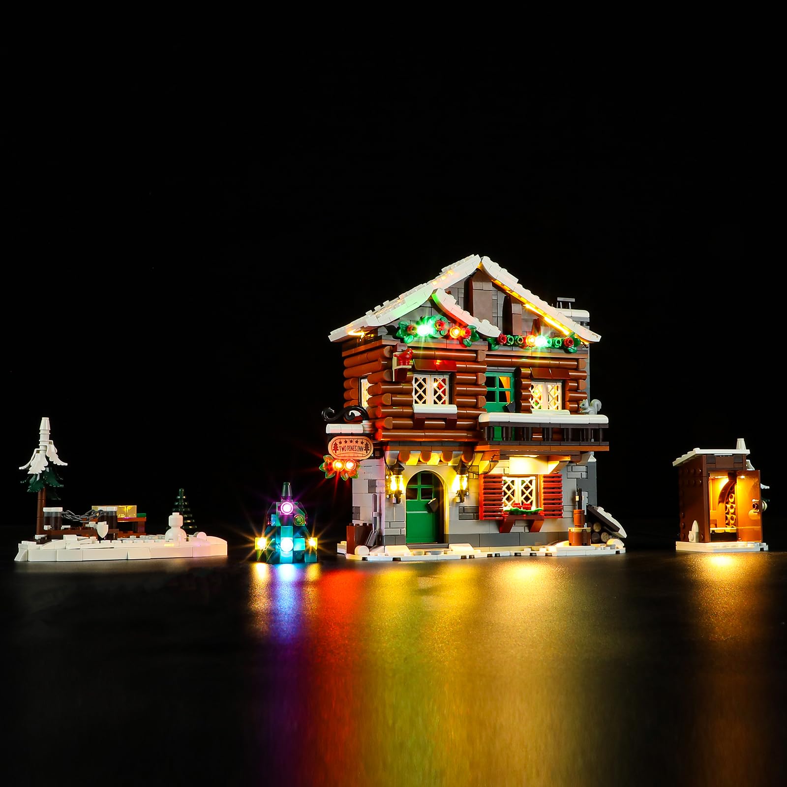 GEAMENT LED Light Kit Compatible with LEGO Alpine Lodge - Lighting set for Icons 10325 (Model Set Not Included)