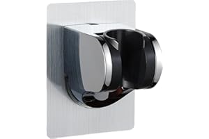 Strong Adhesive and Waterproof Shower Head Holder, Adjustable Handheld Shower Holder Wall Mount Shower Bracket by Lofekea