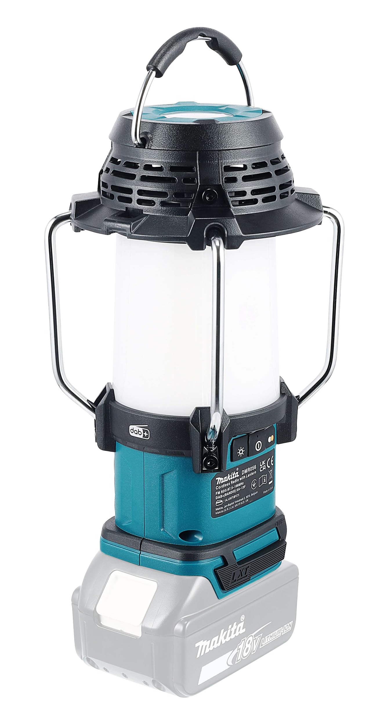 Makita DMR056 14.4V/18V Li-ion LXT Radio with Lantern – Batteries and Charger Not Included