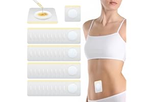 YVISO 50PCS Leak-Proof Self-Adhesive Castor Oil Patches, Disposable Empty Belly Button Patch, Highly Absorbent Core, Breathable, Soft and Comfortable, Wash-Free, Easy to Use, Impermeable (Castor Oil Free)