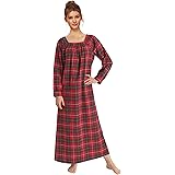 flannel nightgowns amazon