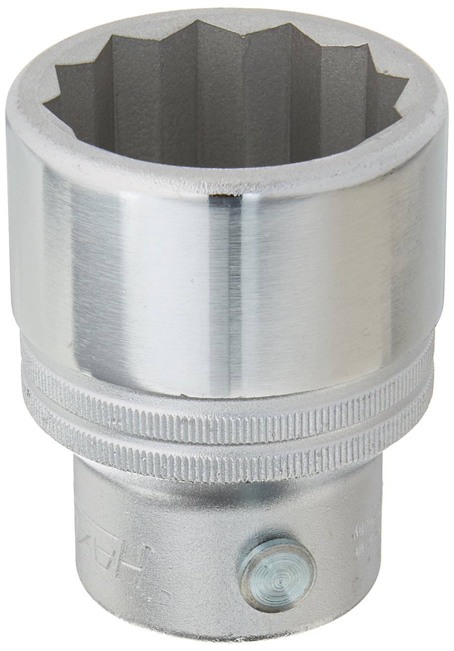 HAZET 1000AZ-1.3/8 61.5 mm 12-Point Profile Socket - Chrome-Plated/Polished