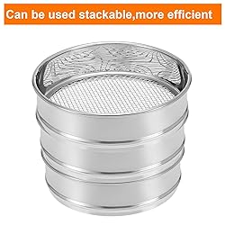 PATIKIL 5 Mesh Lab Sieve, 8" Diameter Test Sieve