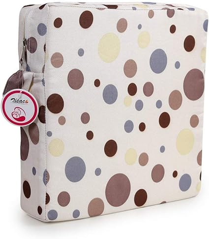Zicac Chaise Haute Portable Rehausseur Coussin De Siege Souple Eponge Confortable Pour Repas Eveil Voyage Bebe Bambin Enfant Infantile Motif De Pois Colore Amazon Fr Bebes Puericulture