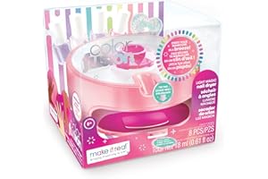 Make It Real - Color Fusion Light Up Nail Dryer - Kids Manicure Kit with Dryer - Nail Polish Set for Girls & Teens - Includes 4 Nail Polish Colors, Nail Dryer, Nail File, & Cuticle Pusher - Ages 8+