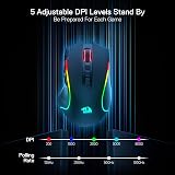 Redragon M612 PRO RGB Gaming Mouse 8000 DPI 9 Programmable Buttons BT/2.4G view 5