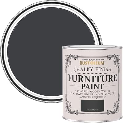 Rust-Oleum PAINTPEOPLE Chalky Furniture Paint Natural Charcoal 750ml