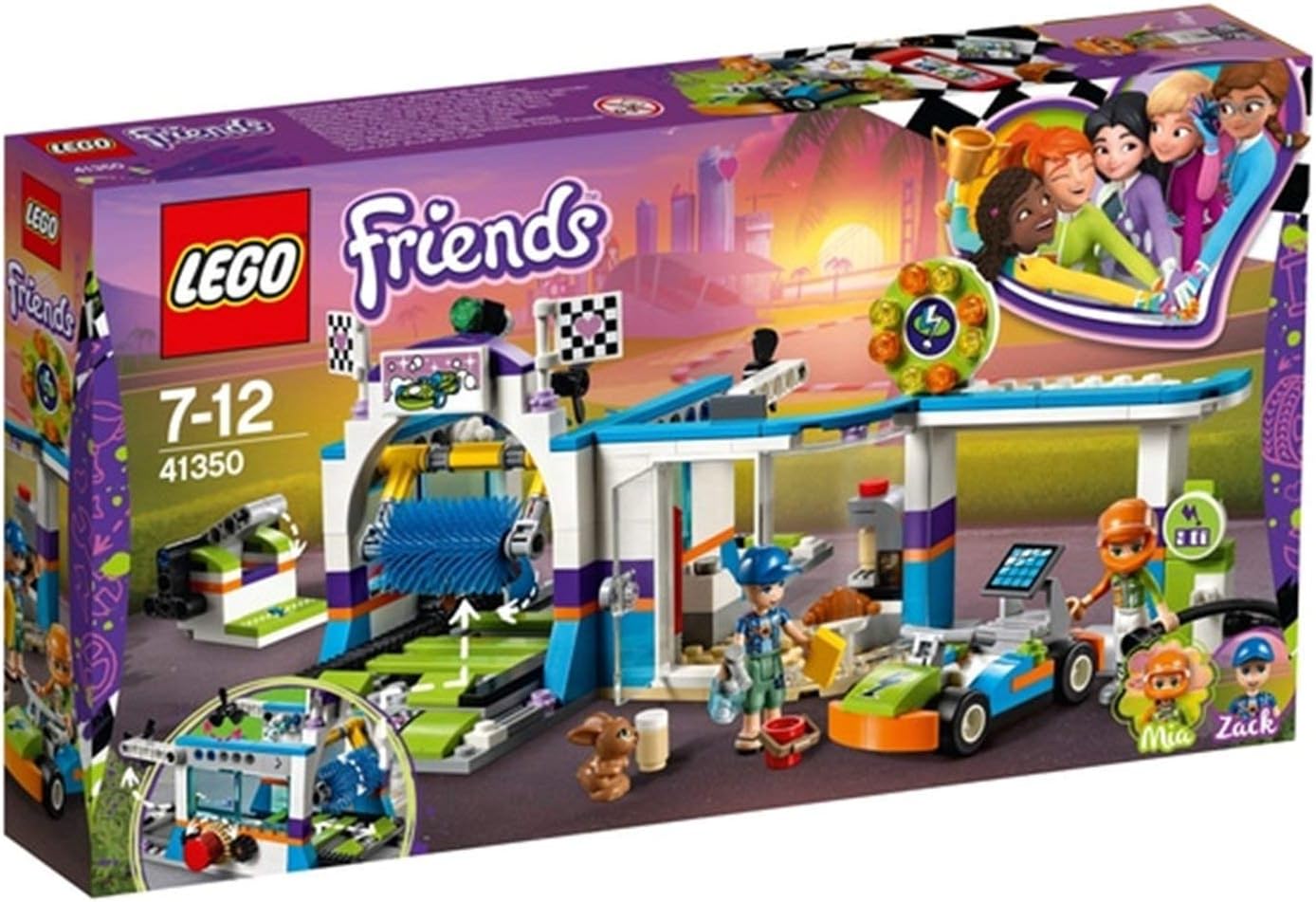 LEGO Friends Spinning Brushes Car Wash 41350 Building Set (325 Piece)