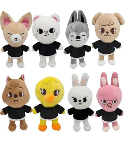 Amazon.com: Qaedtls StrayKids Skzoo Dolls Merch Skz Plush