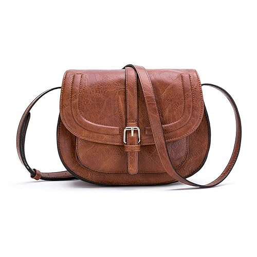 PARADOX (LABEL) Womens Cross-body Sling Vintage Rustic Retro Style Bag, Brown