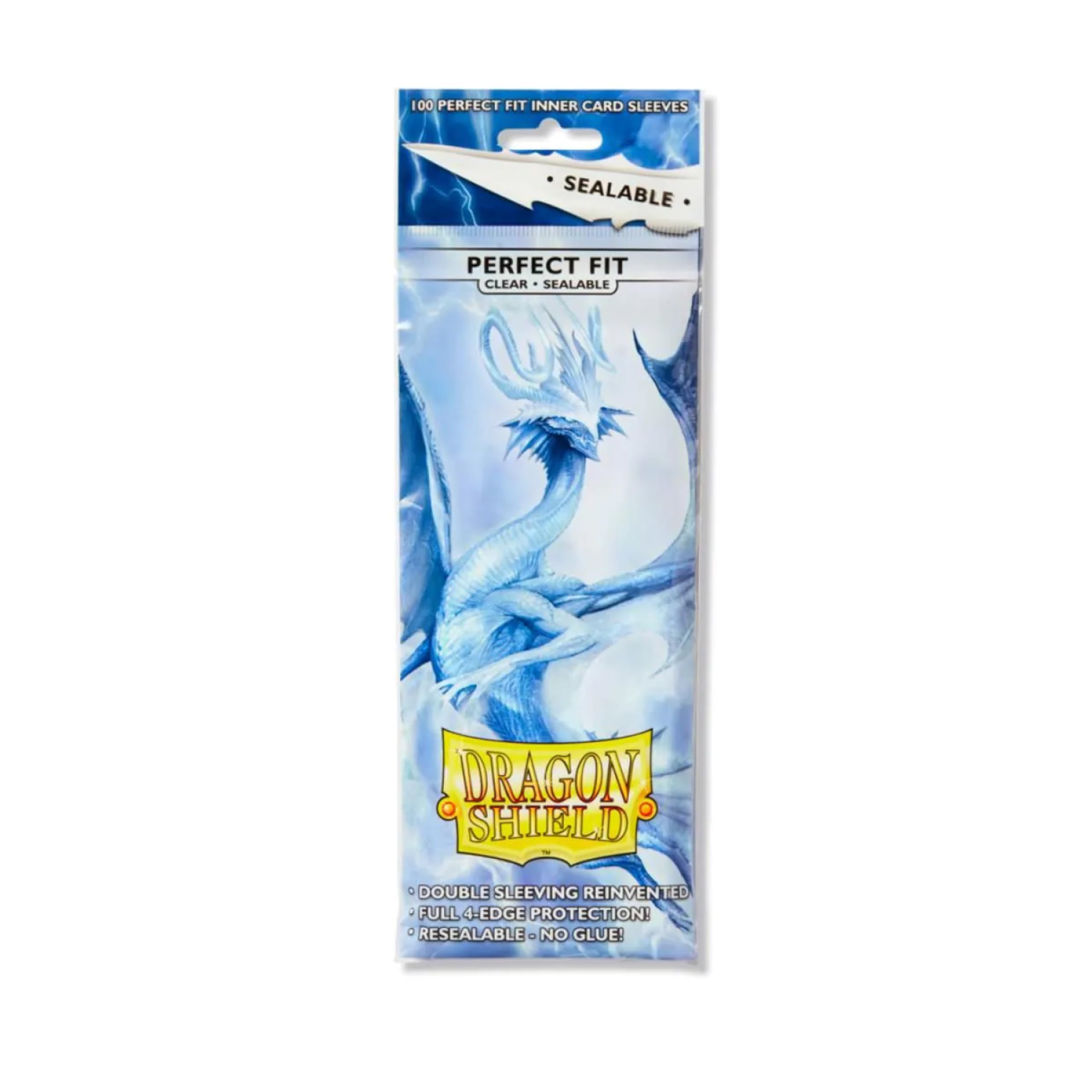 Dragon Shield AT-13201 Standard Size Perfect Fit Sealable (100 Sleeves), clear โ image 1
