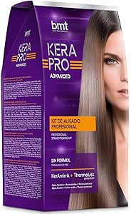 KATIVA BMT KERAPRO Advanced | Kit de Alisado Profesional | Keramin-A +  ThermoLiss | Sin Formol | Mono uso 240 ml : Amazon.es: Belleza