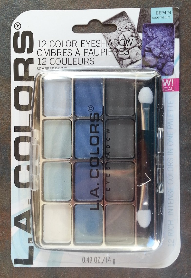 L.A. Colors Expressions, 12 Color Eyeshadow, BEP424 Supernatural, .49 Oz